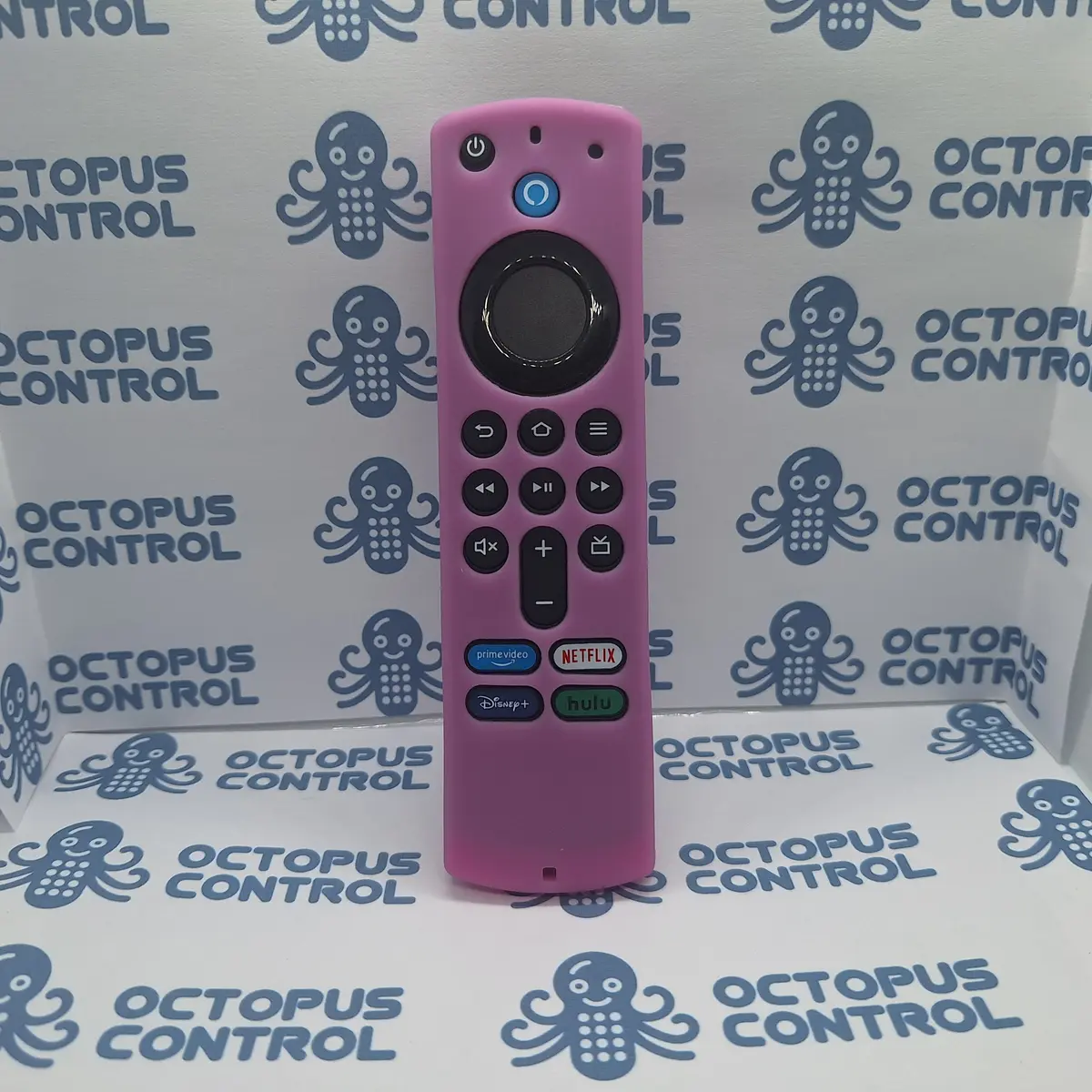 Funda Mando Fire TV Rosa Luminiscente